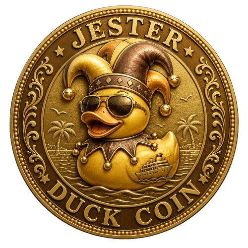Jester Cruiser Duck Coin found on a cruise ship